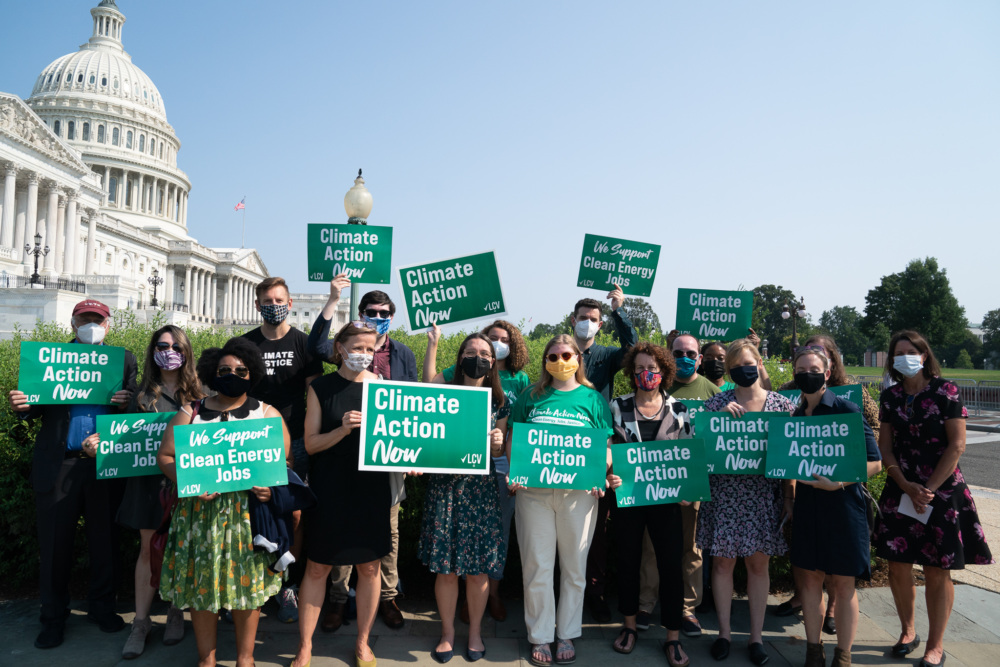 LCV Staff Climate Action Now Capitol Building